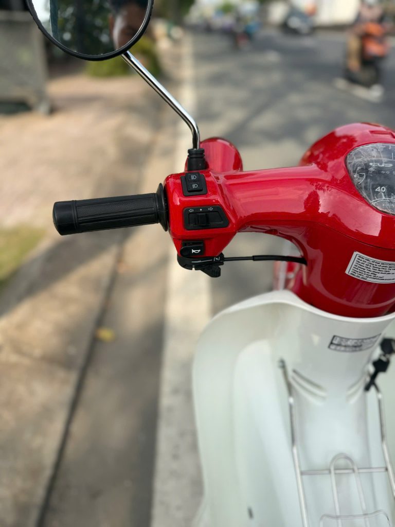 Khung xe của Cub Motor Thái vành đúc được thiết kế chắc chắn