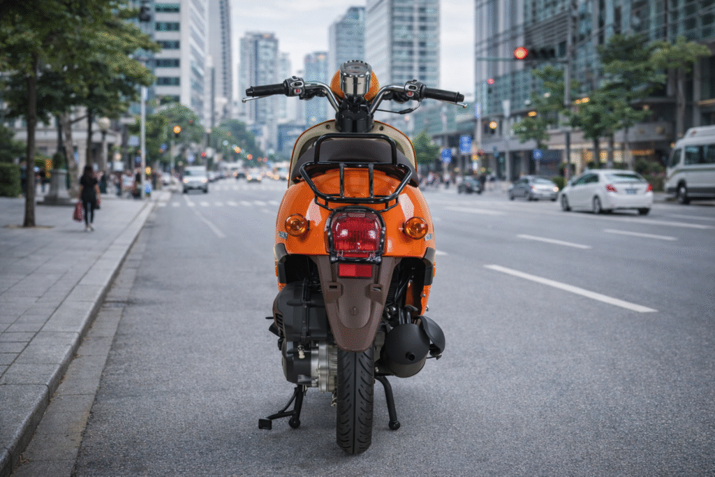 Dáng scooter vừa vặn cho học sinh, sinh viên