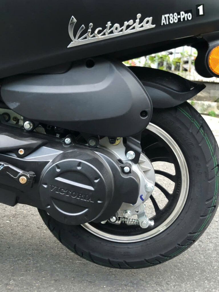 An toàn với phanh đĩa và giảm xóc thủy lực
